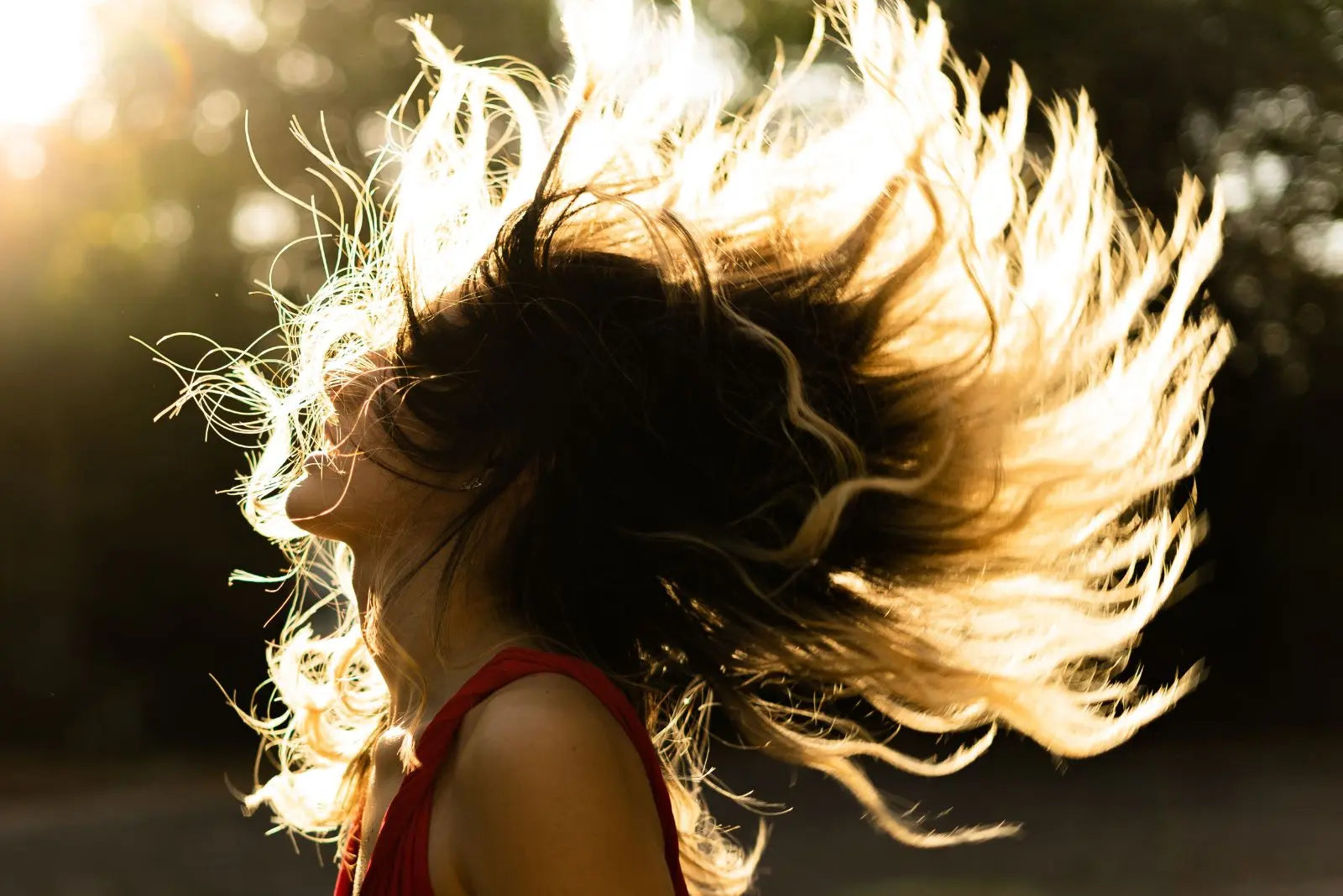 Women with long hair